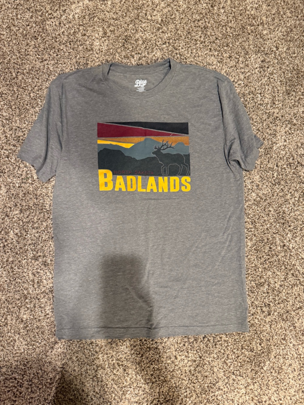 Blue 84 Heather Gray Logo Tee